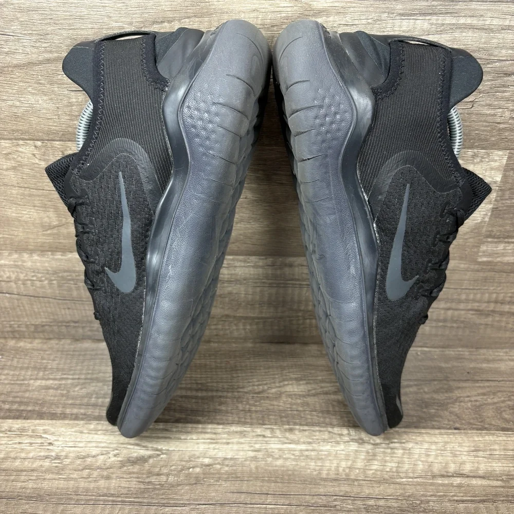 Nike Free RN Black Womens US Size 11.5 EUR 45.5 942836-002 Running Shoes